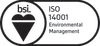 Accreditation BSI Assurance Mark ISO 14001 KEYB Logo