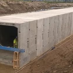 box culverts to large treatment plant