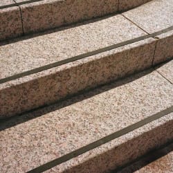 rosalind granite steps with rubber in-lay step tread