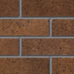 fairway cleeve cedar perforated facing brick swatch panel