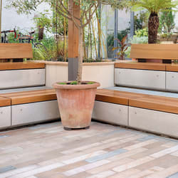 metrolinia seating - london design space courtyard
