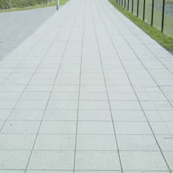 conservation - smooth ground silver grey and tegula - cobbles pennant grey dundee
