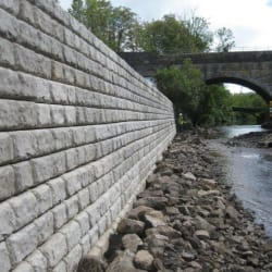 redi-rock modular flood walls