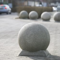 spherical 700 concrete bollard