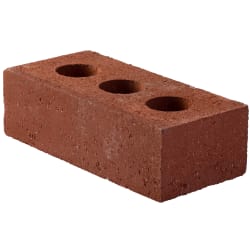 perforated engineering brick - red