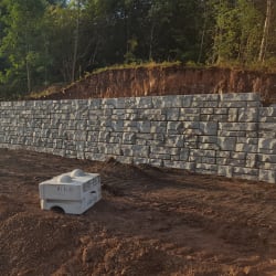 redi rock landscaping walls installation