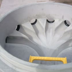 sealed manholes inlets and outlets