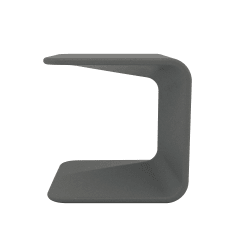 spring stool in charcoal grey