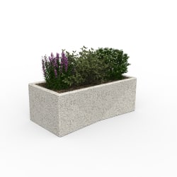 tenplo planter blok - silver grey