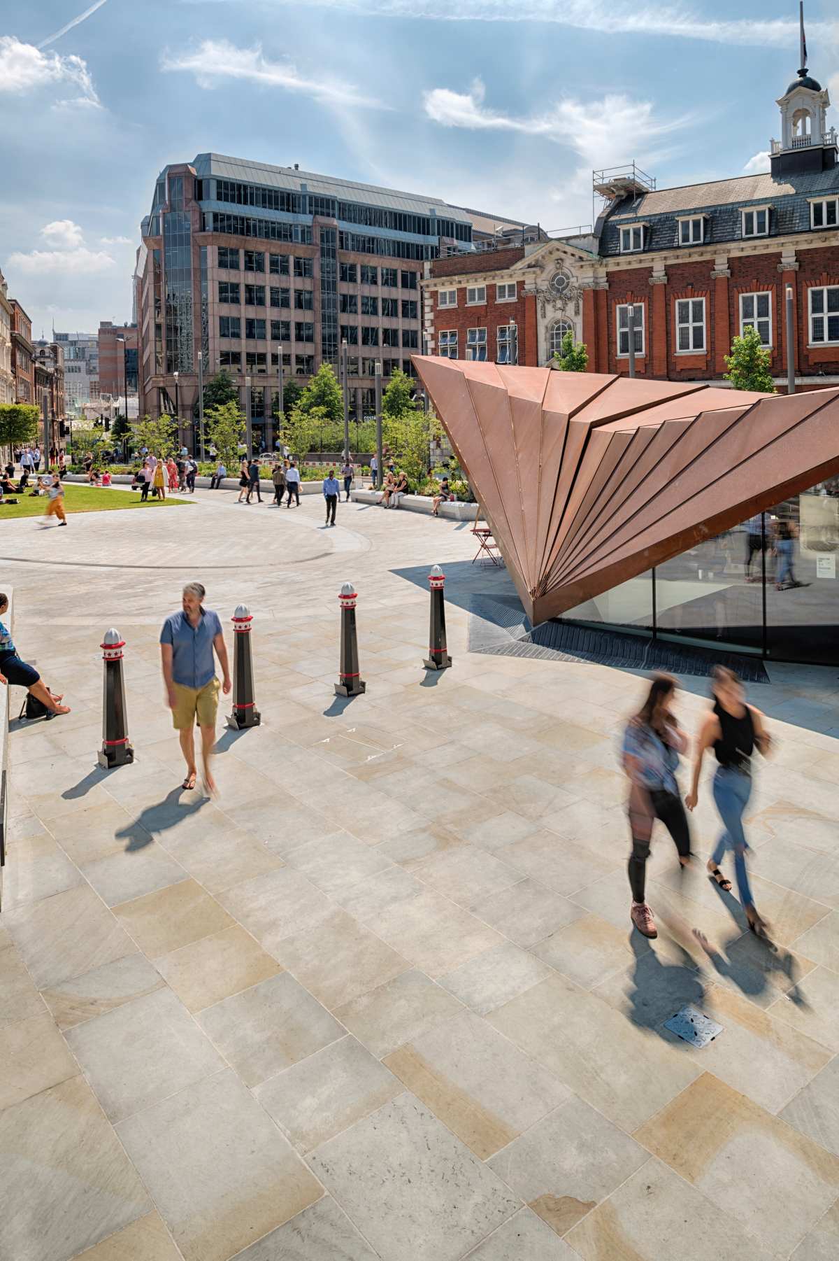 Aldgate Square and St Botolph’s Church, London