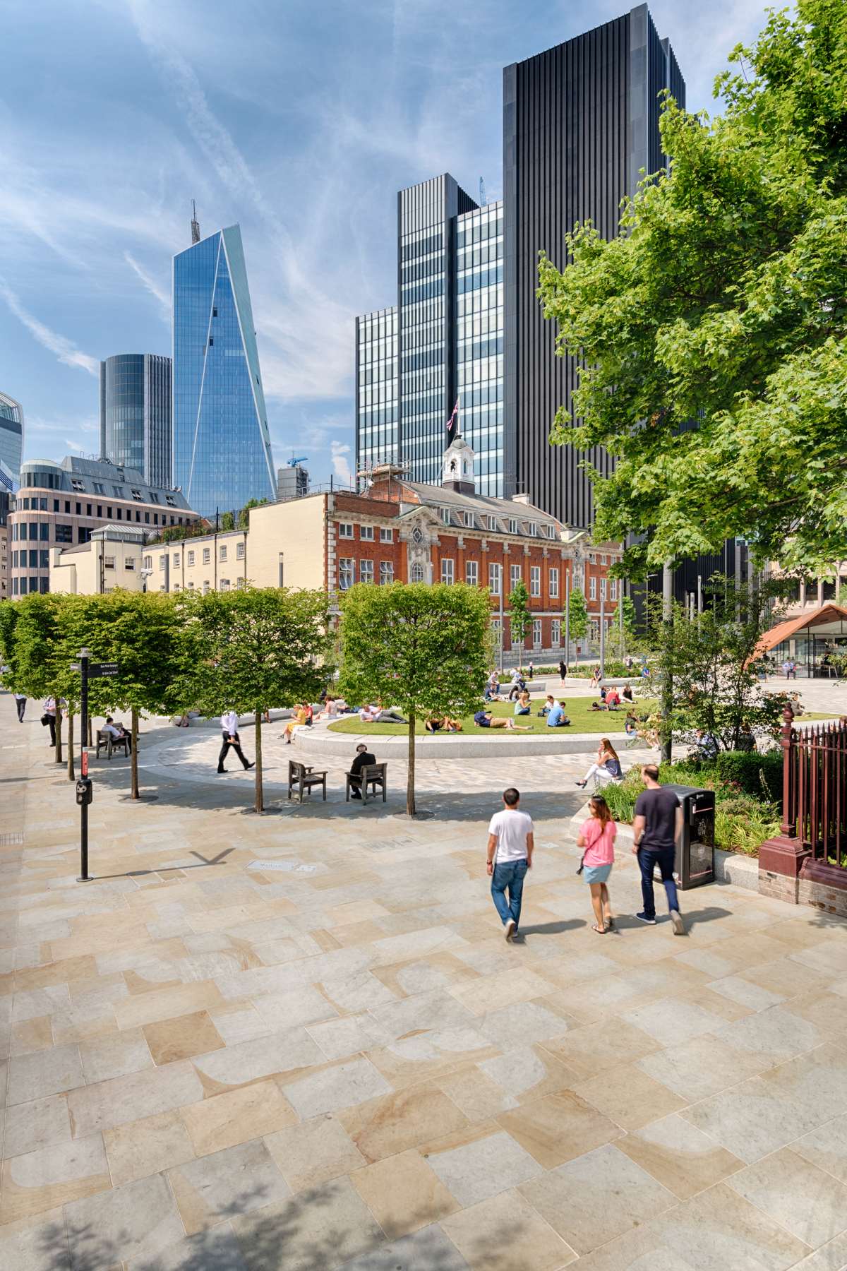 Aldgate Square and St Botolph’s Church, London