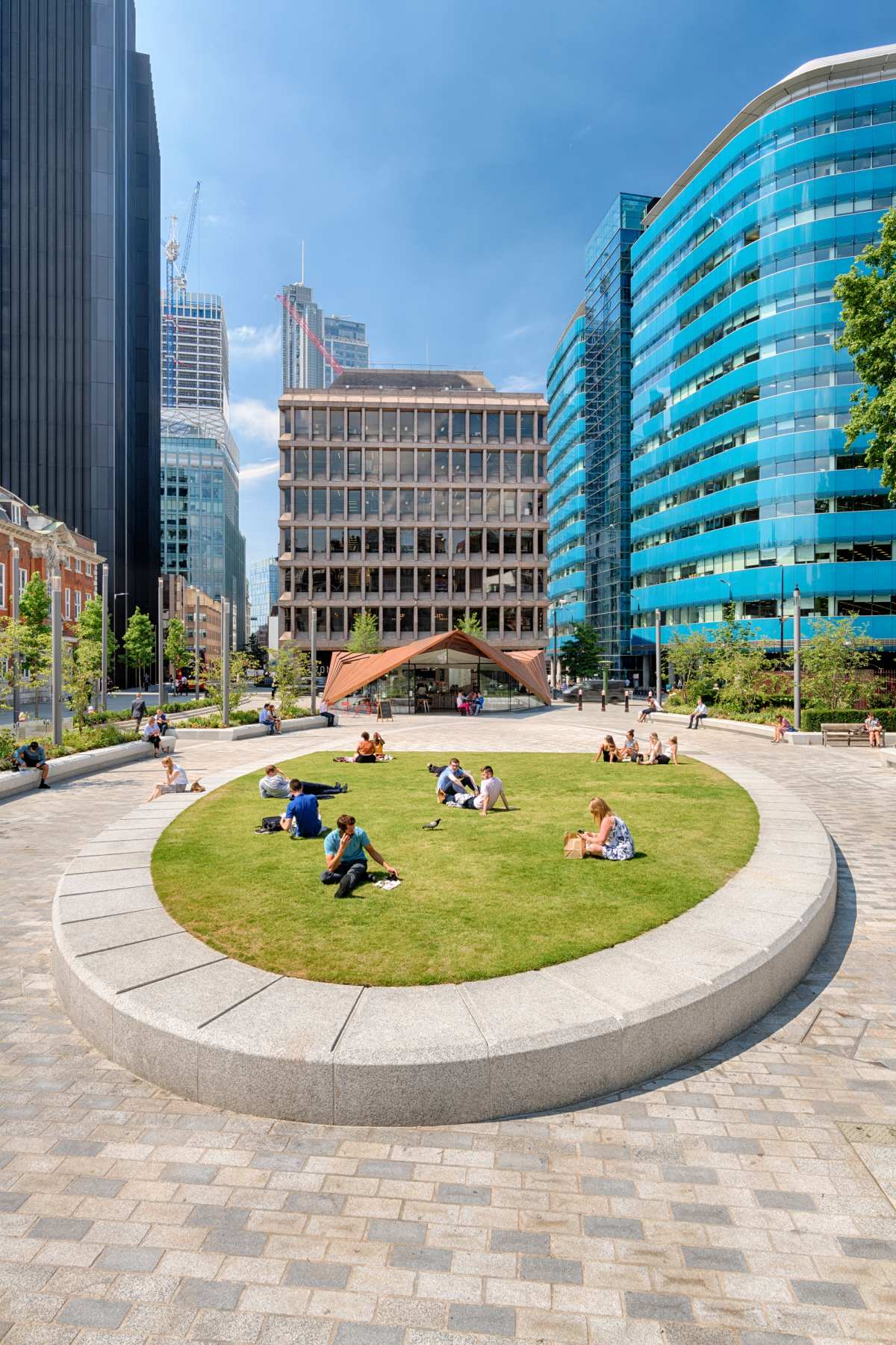 Aldgate Square and St Botolph’s Church, London