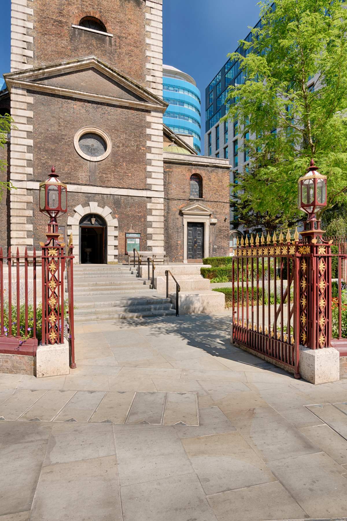 Aldgate Square and St Botolph’s Church, London