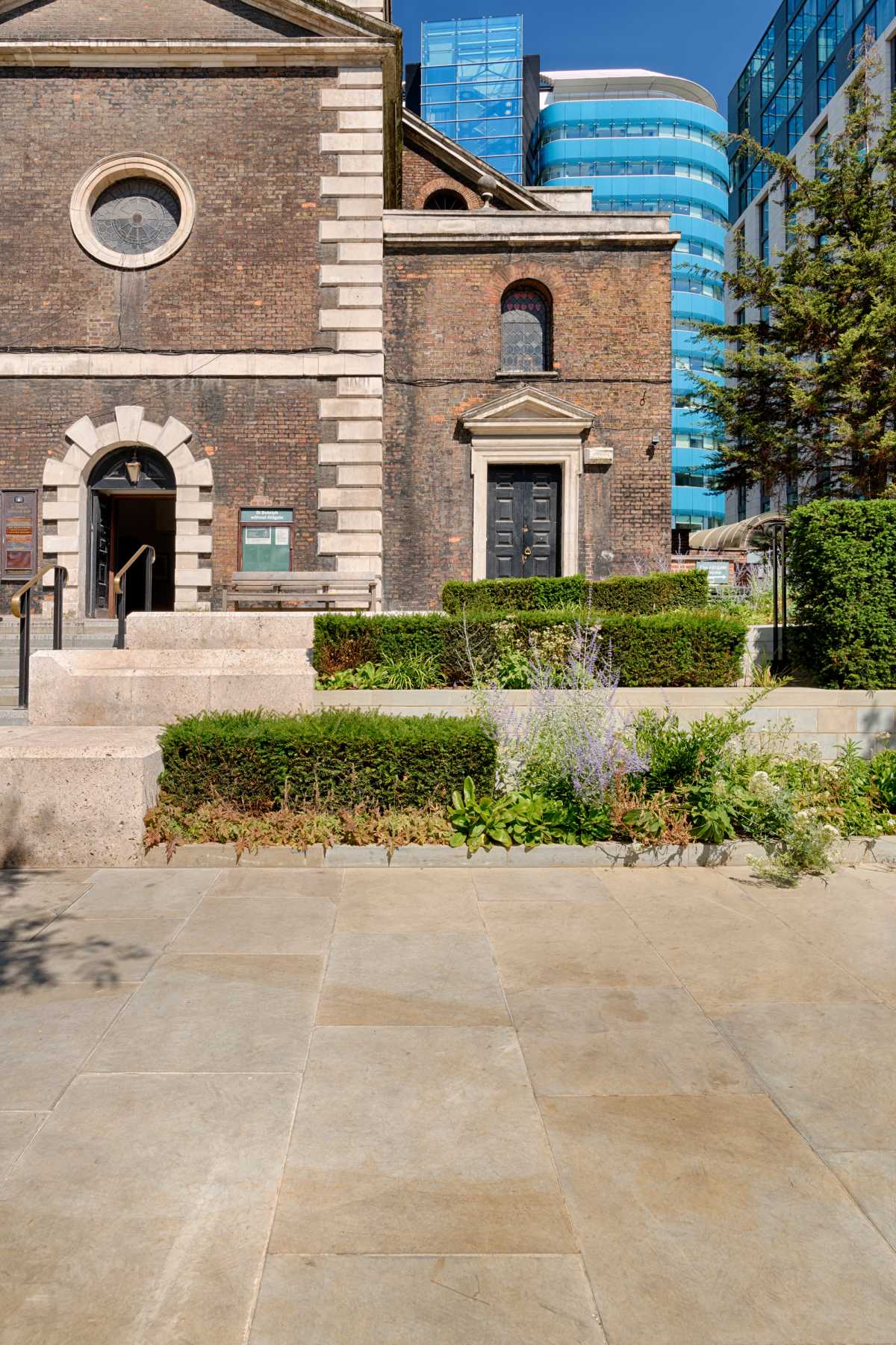 Aldgate Square and St Botolph’s Church, London