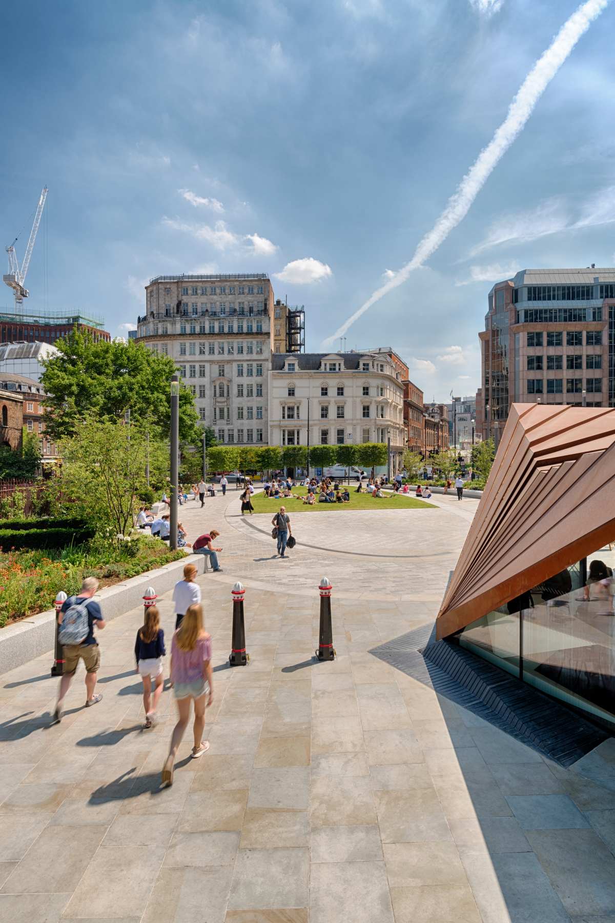 Aldgate Square and St Botolph’s Church, London