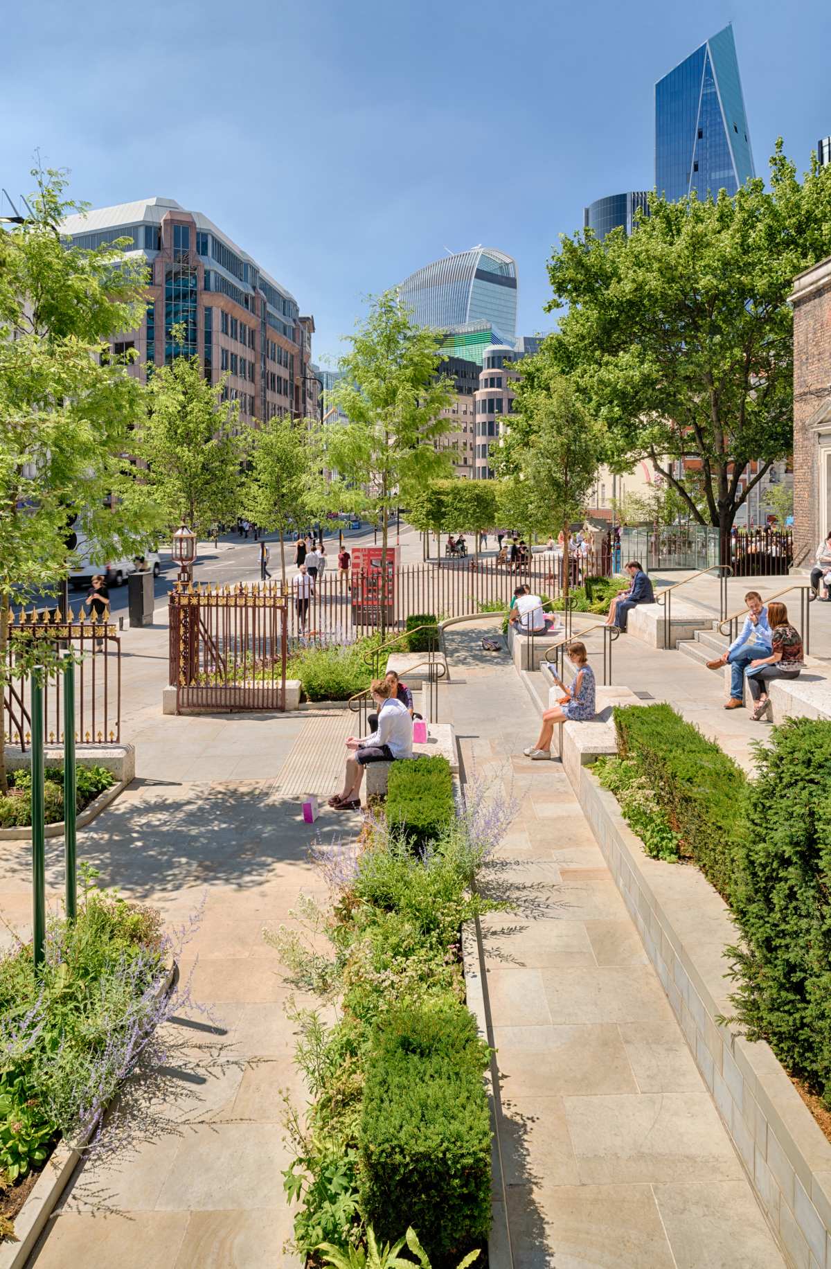 Aldgate Square and St Botolph’s Church, London