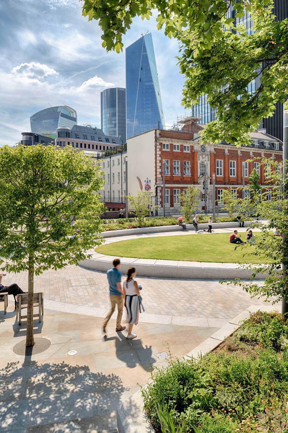 Aldgate Square and St Botolph’s Church, London