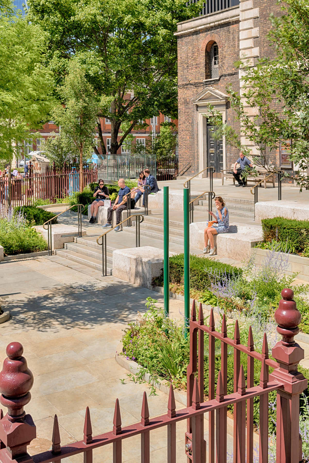 Aldgate Square and St Botolph’s Church, London