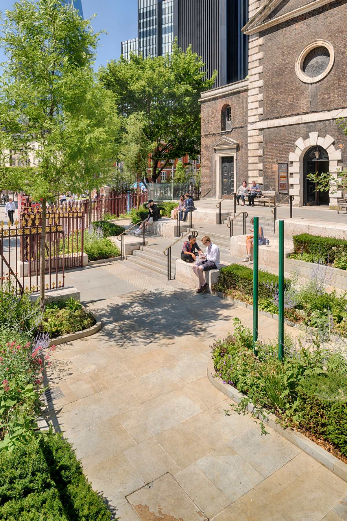 Aldgate Square and St Botolph’s Church, London