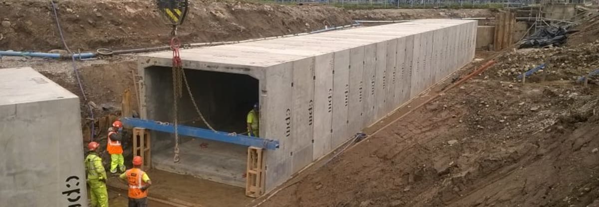 Box Culverts to Large Treatment Plant