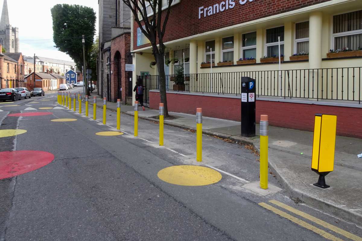 Dublin PiPencil Bollard New School Zone