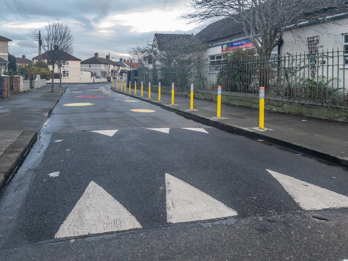 Dublin PiPencil Bollard New School Zone