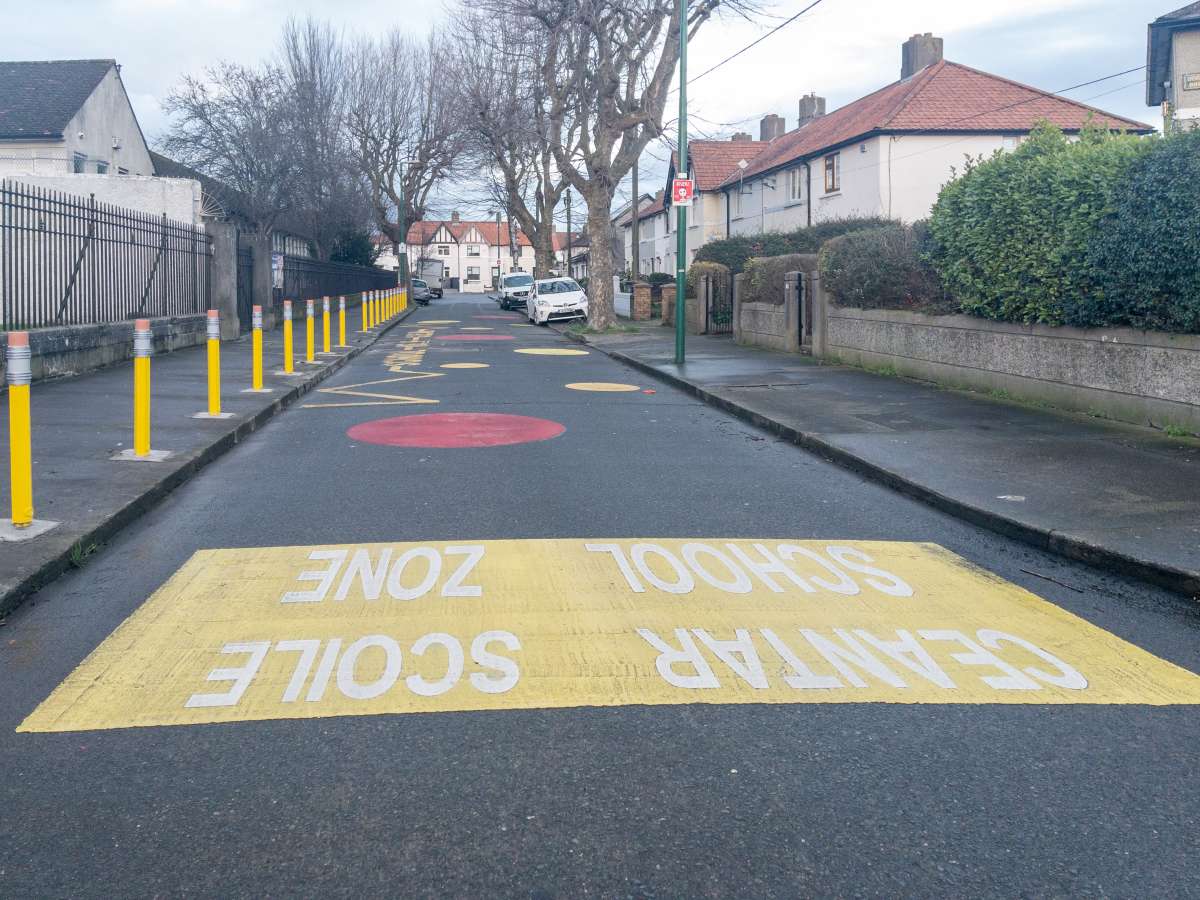 Dublin PiPencil Bollard New School Zone