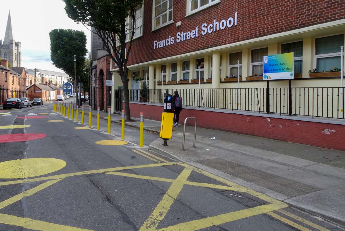 Dublin PiPencil Bollard New School Zone