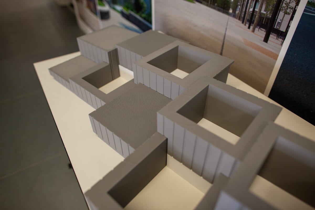 3D model of retaining wall