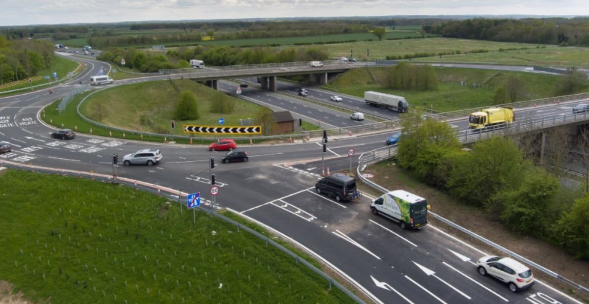 A1 (M) WIDENING AT JUNCTION 47