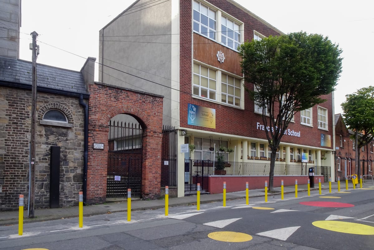 Dublin PiPencil Bollard New School Zone