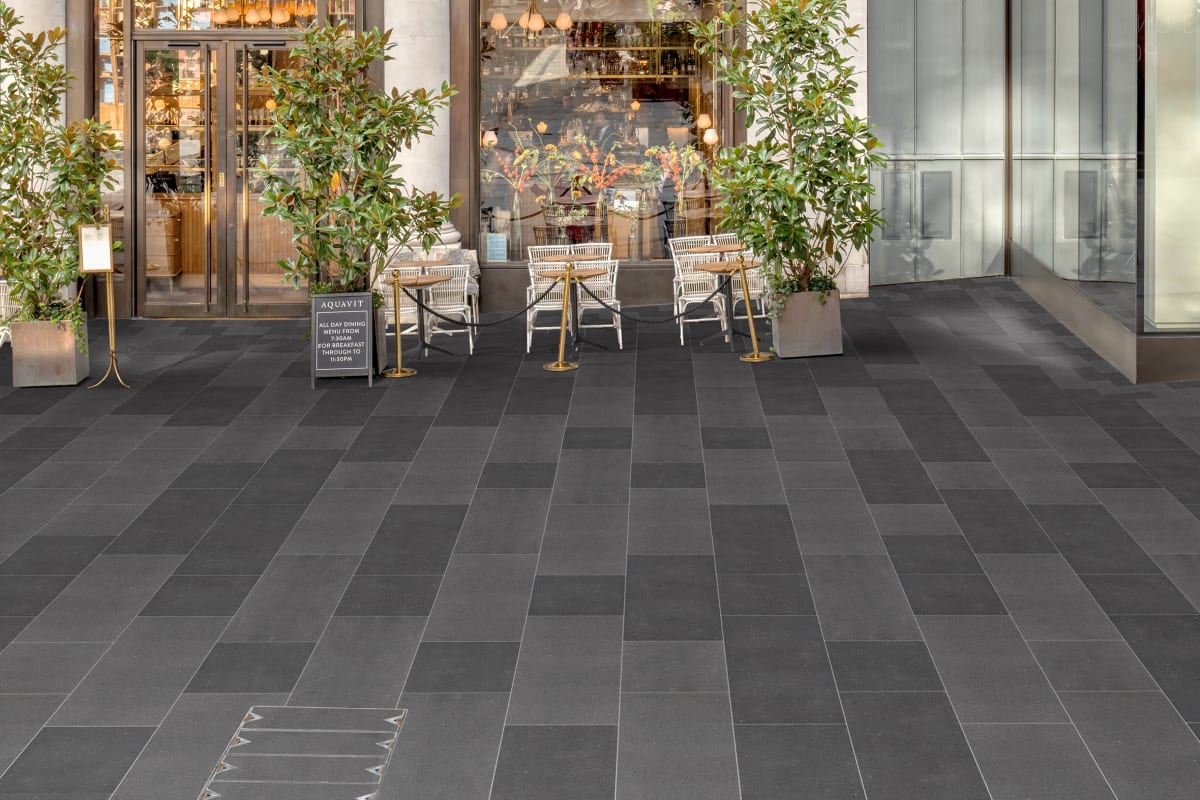 vega granite - flamed and brushed