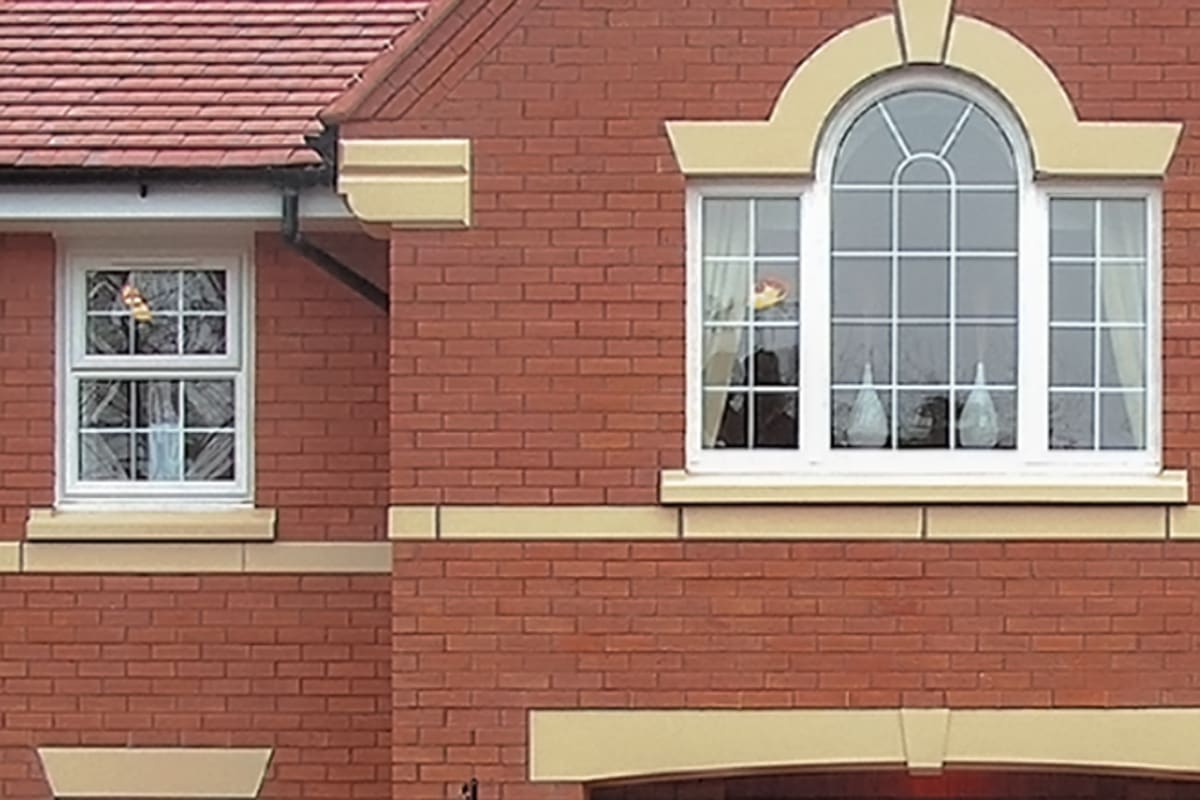 cast stone band plinth string courses
