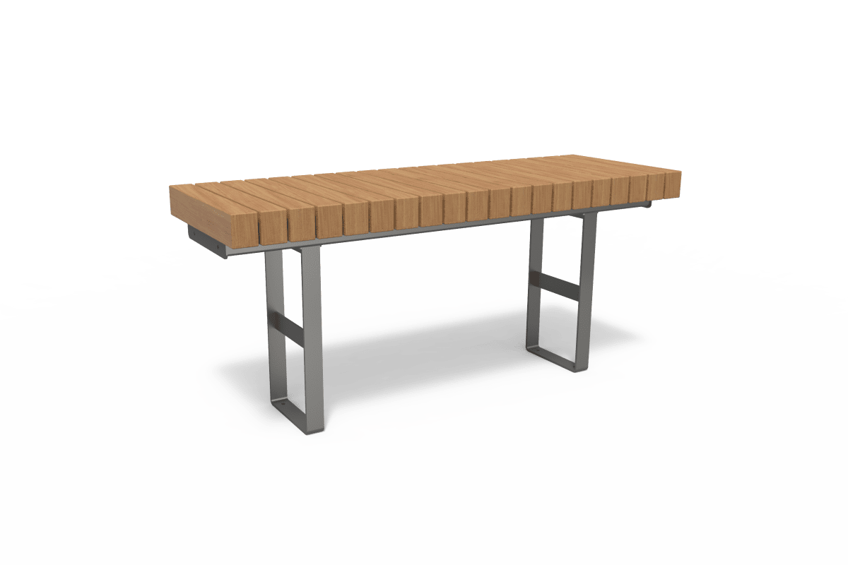 distrikt table aluminium grey ral9007