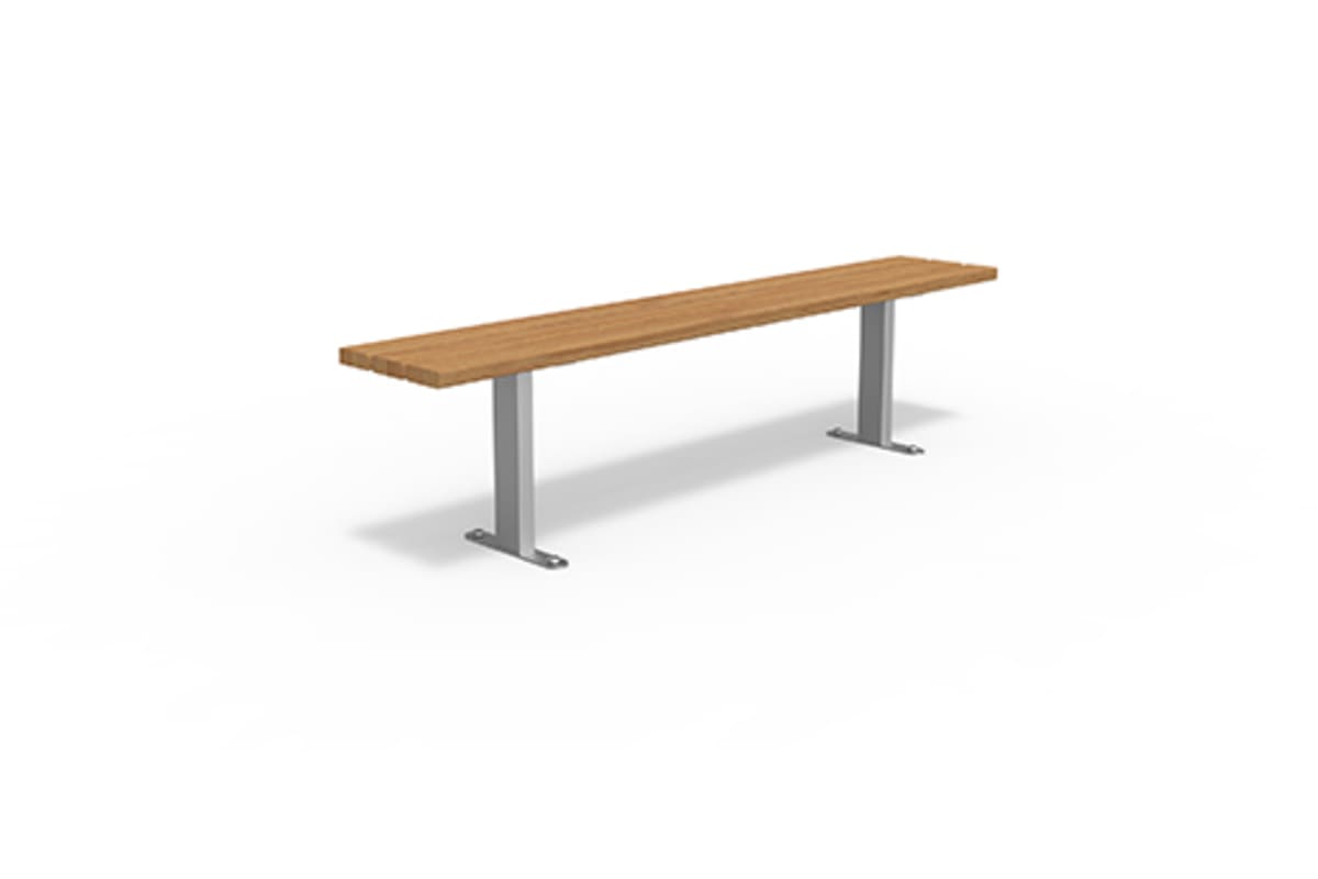 essentials 304 stainless steel bench