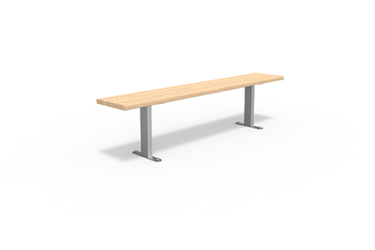 essentials 304 stainless steel bench