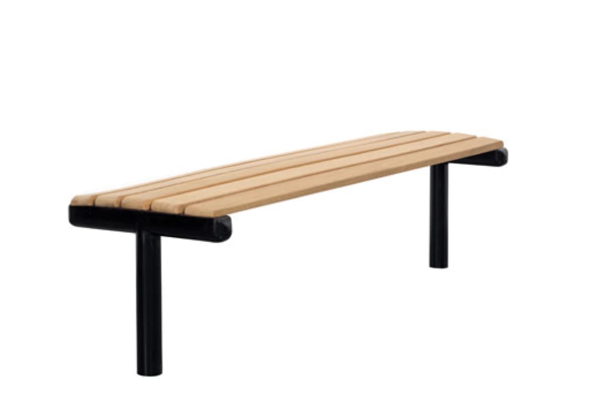 ferrocast parkway bench in polyurethane