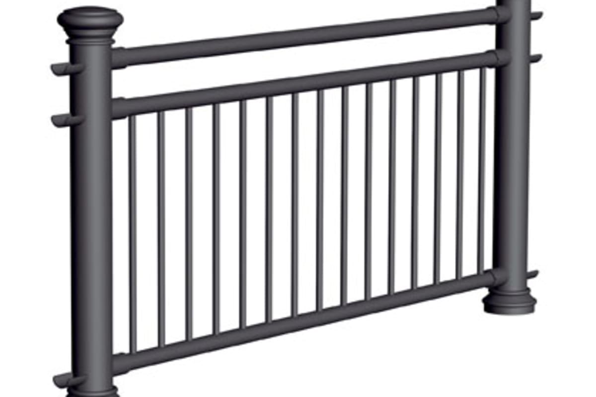 ferrocast regent 4 (pgr3) polyurethane pedestrian guard rail