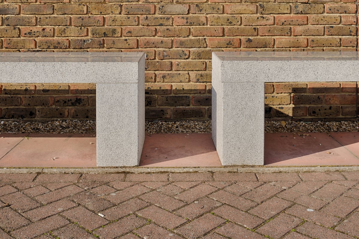 geoform simple 2000 bench contemporary style