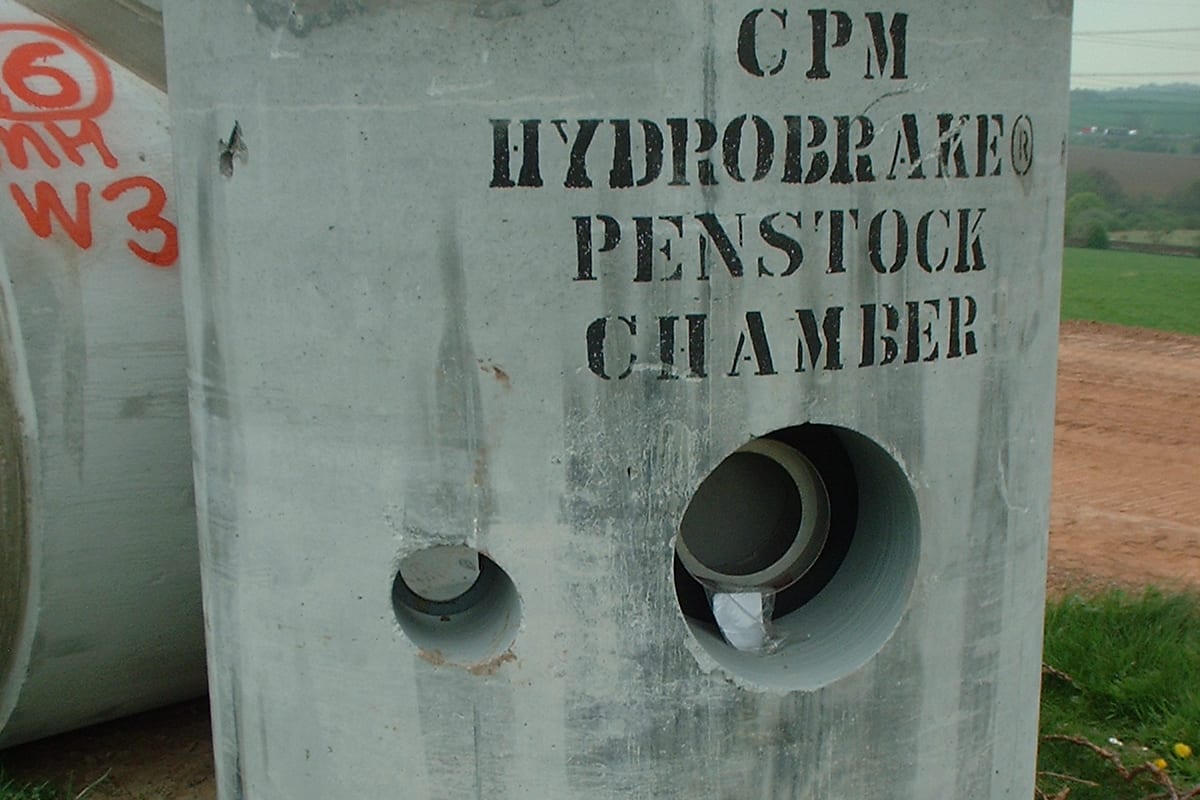 hydrobrake penstock chambers