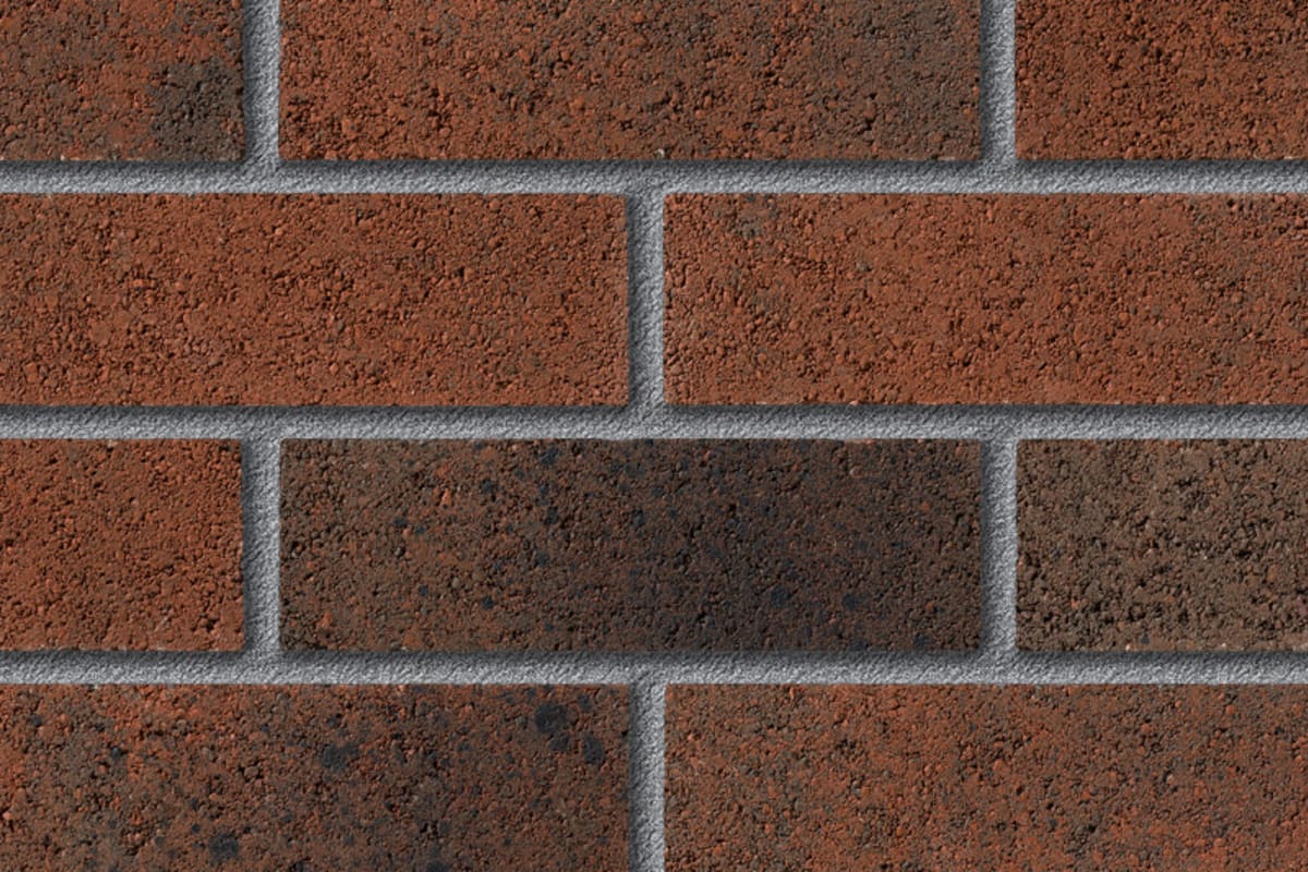 fairway long ashton currant perforated facing brick swatch panel