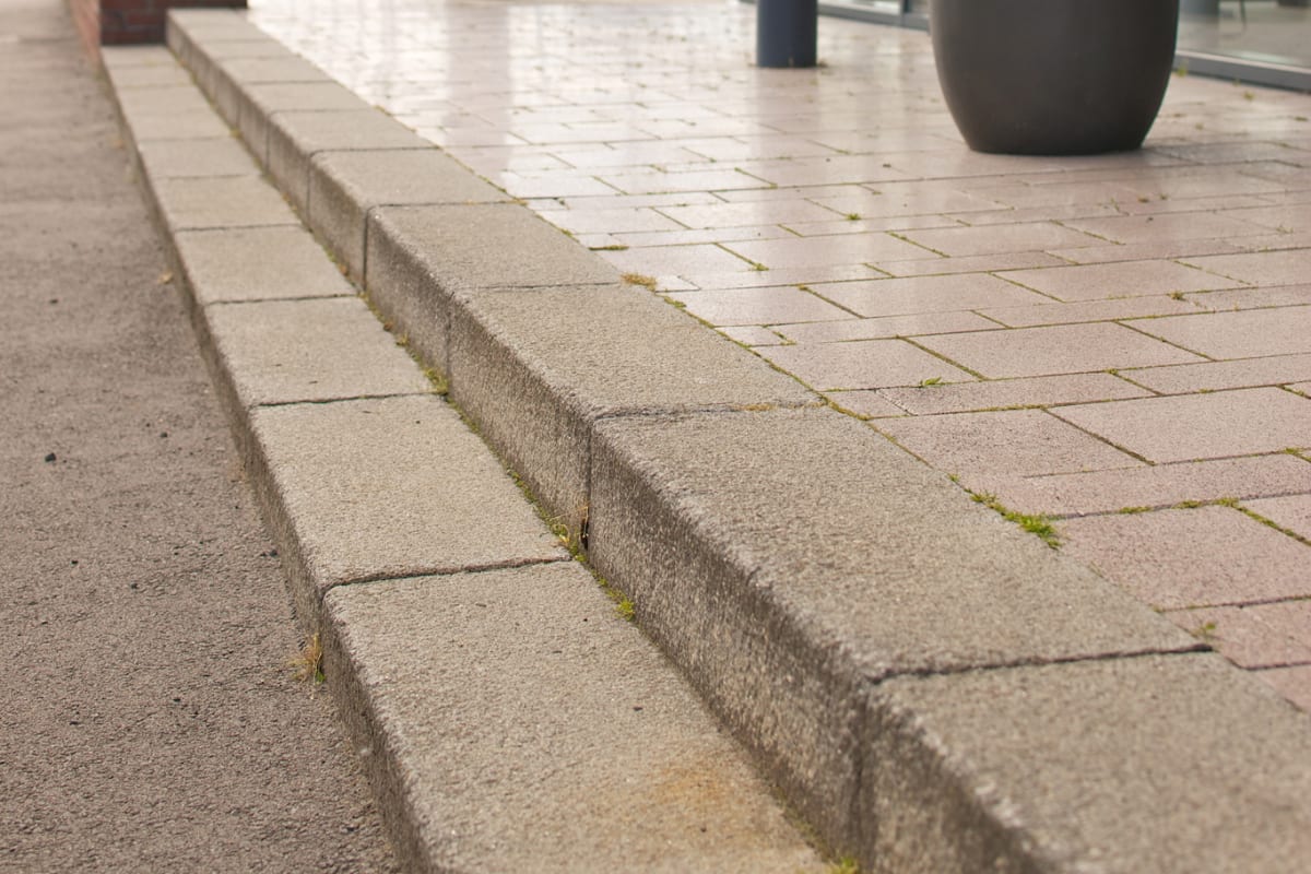 Conservation Kerb, Conservation Edging Kerb, Charcoal & Silver Grey