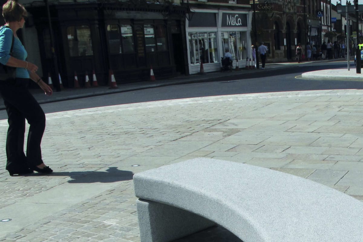 marshalls scoutmoor flamed yorkstone granite silver grey bench selby