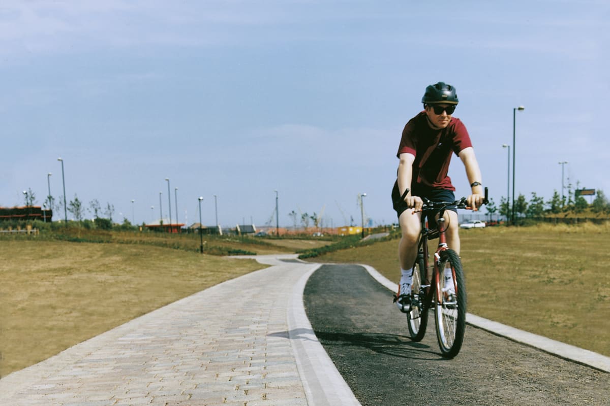 marshalls tactile cycleway demarcation natural