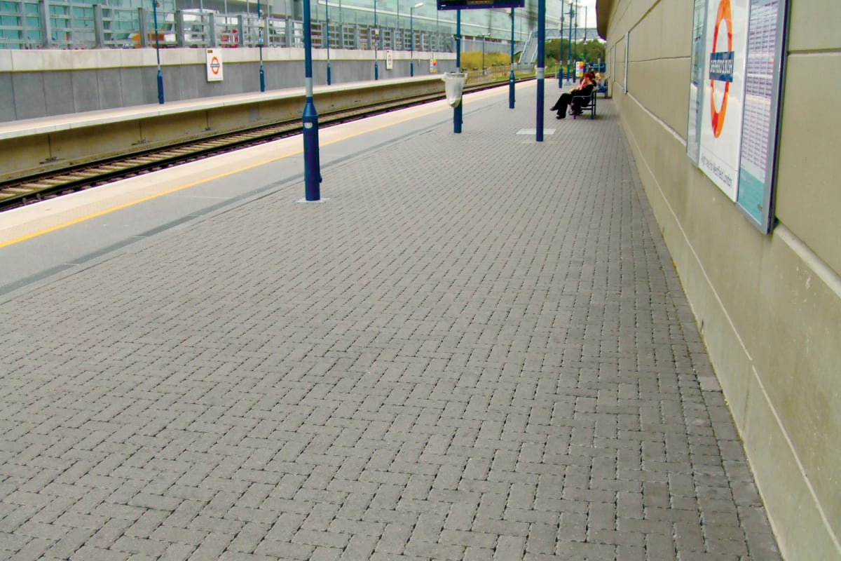 priora permeable paving natural shepherds bush station