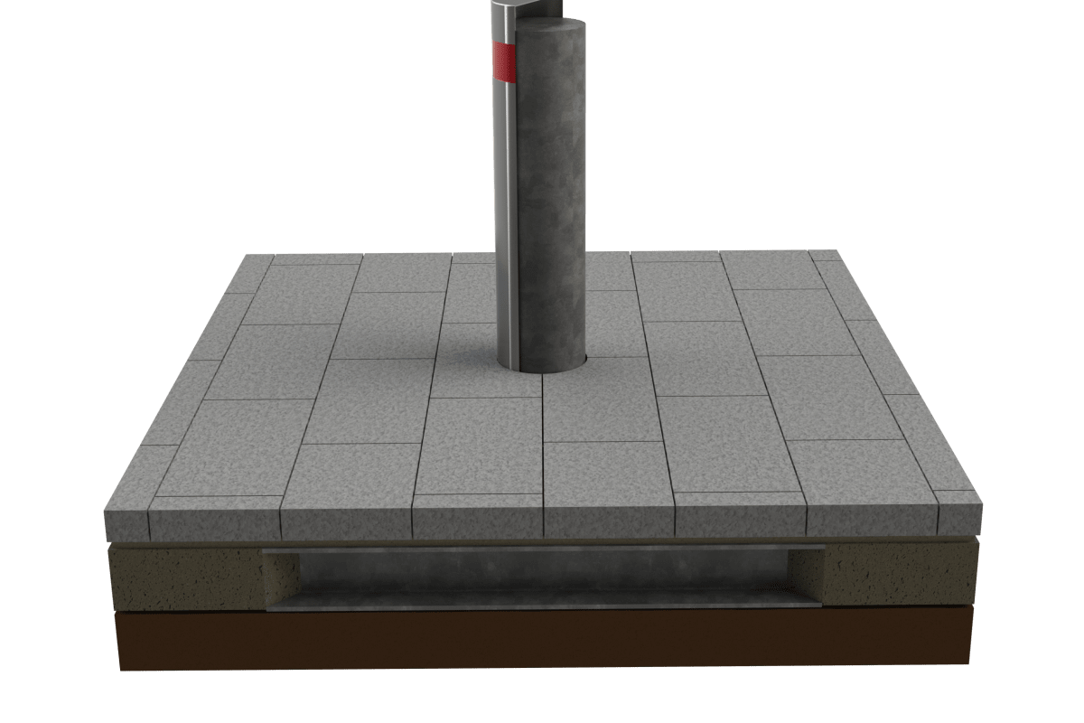 rhinoguard 72/50 shallow mount bollard