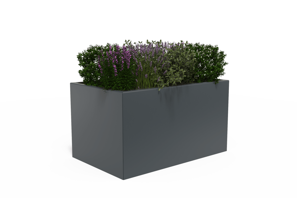 rhinoguard rhinoblok planter steel