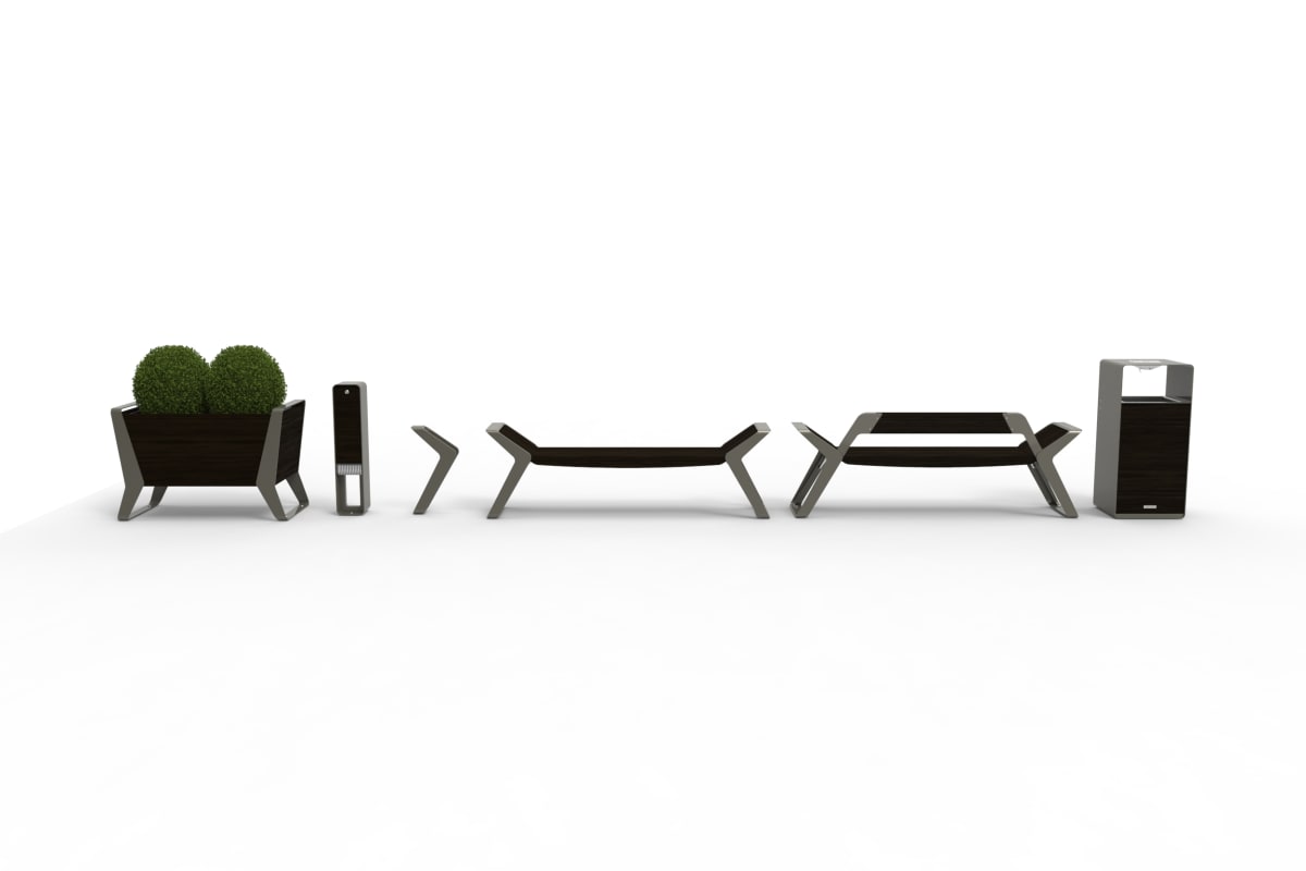 stratic collection - back view - onyx and quartz