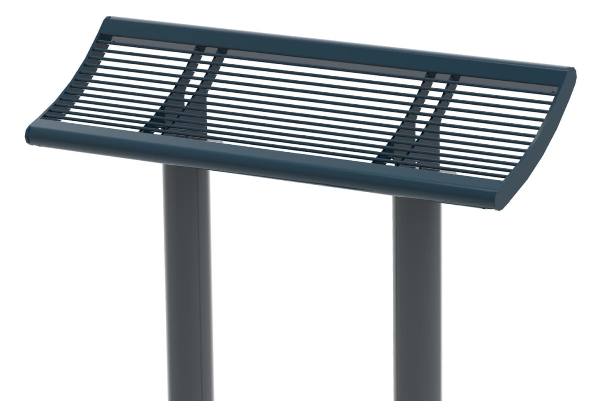 urban city perch seat - steel & pc