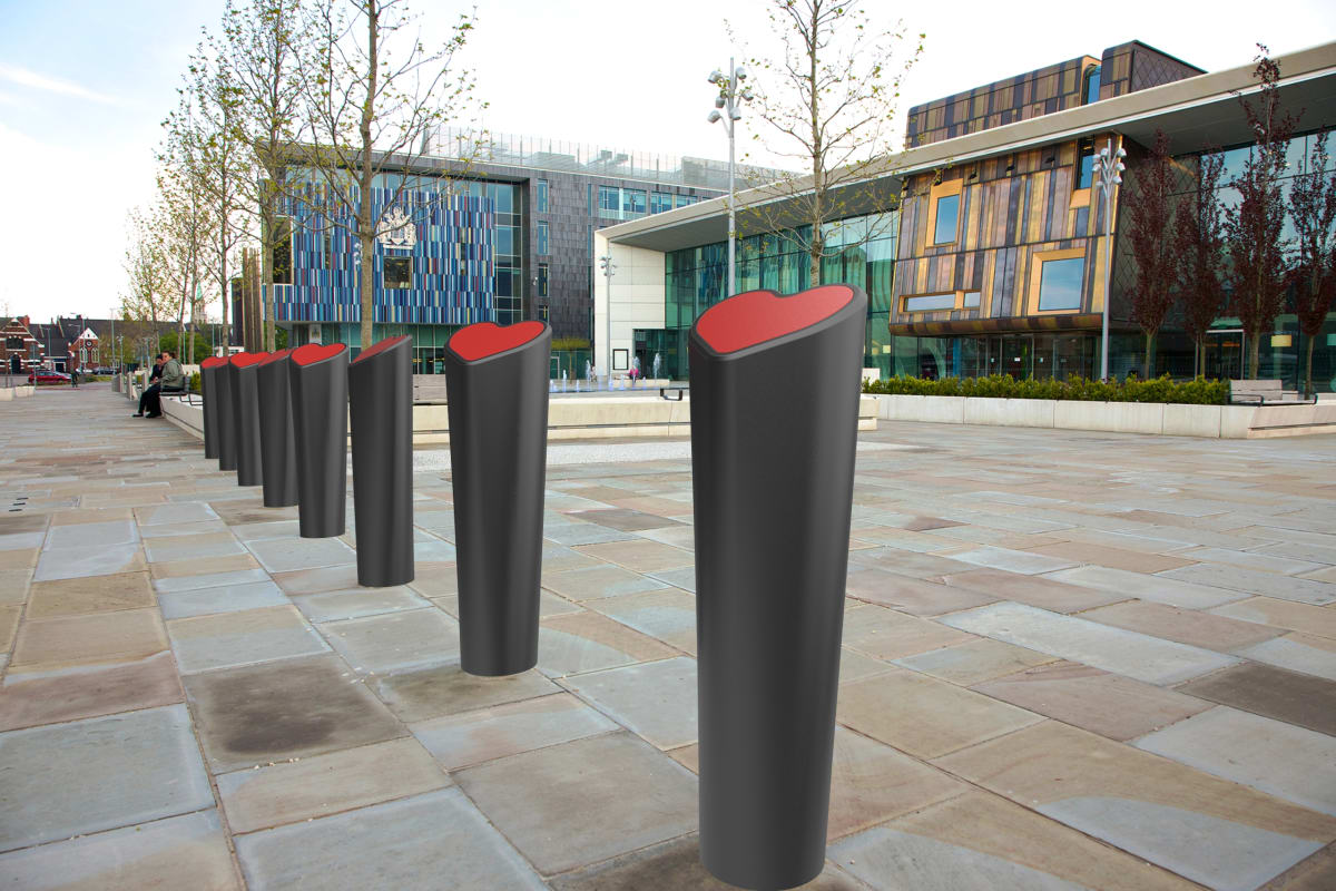 bespoke ferrocast® valentine bollard sleeves